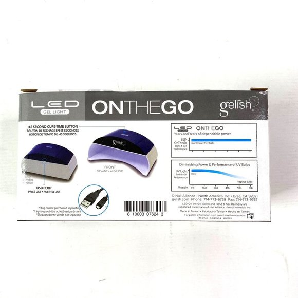 New Gelish MINI On the Go High Performance LED Gel Curing Light USB - Picture 4 of 4